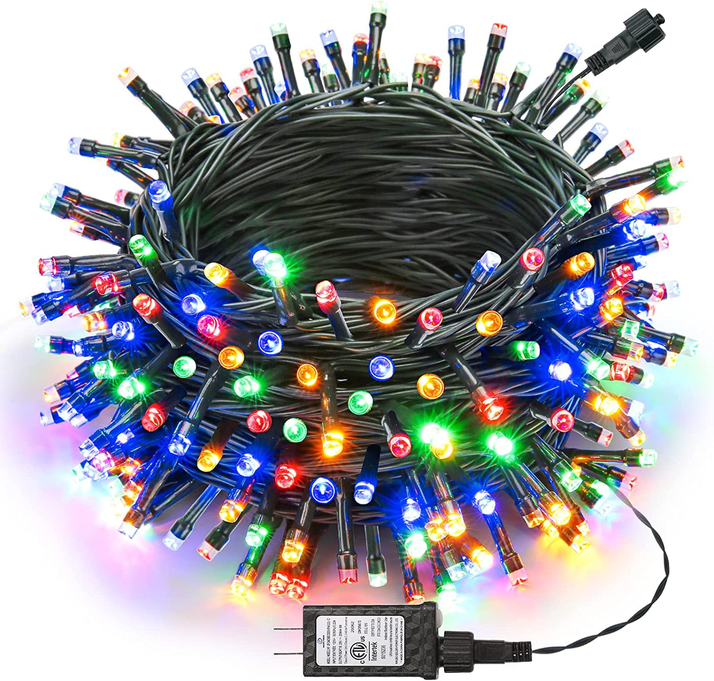 Christmas Lights 100FT 300 LED String Lights with 8 Modes Timer Connectable Waterproof Plug-In Fairy Lights for Home, Garden, Party, Holiday, Tree, Christmas Decorations (Multicolor)