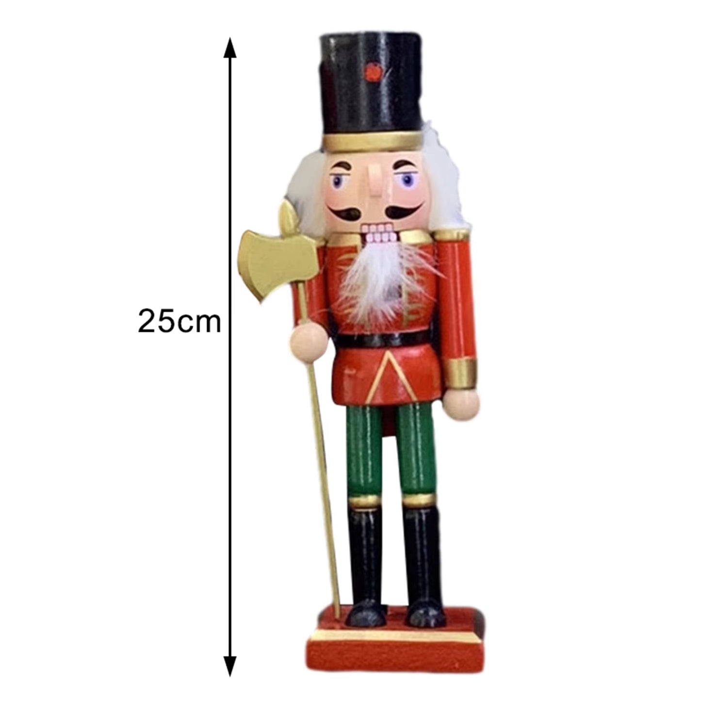 25/35CM Classic American Nutcracker Soldier Wooden Handcraft Nutcracker Puppet Desktop Ornament 2022NEW Year Christmas Gift Doll