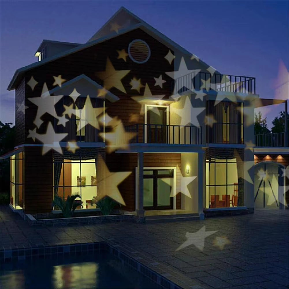 Lightess Christmas Projector Light Star Moving Holiday Decorations Outdoor Indoor Decor LED Landscape Projection Spotlight