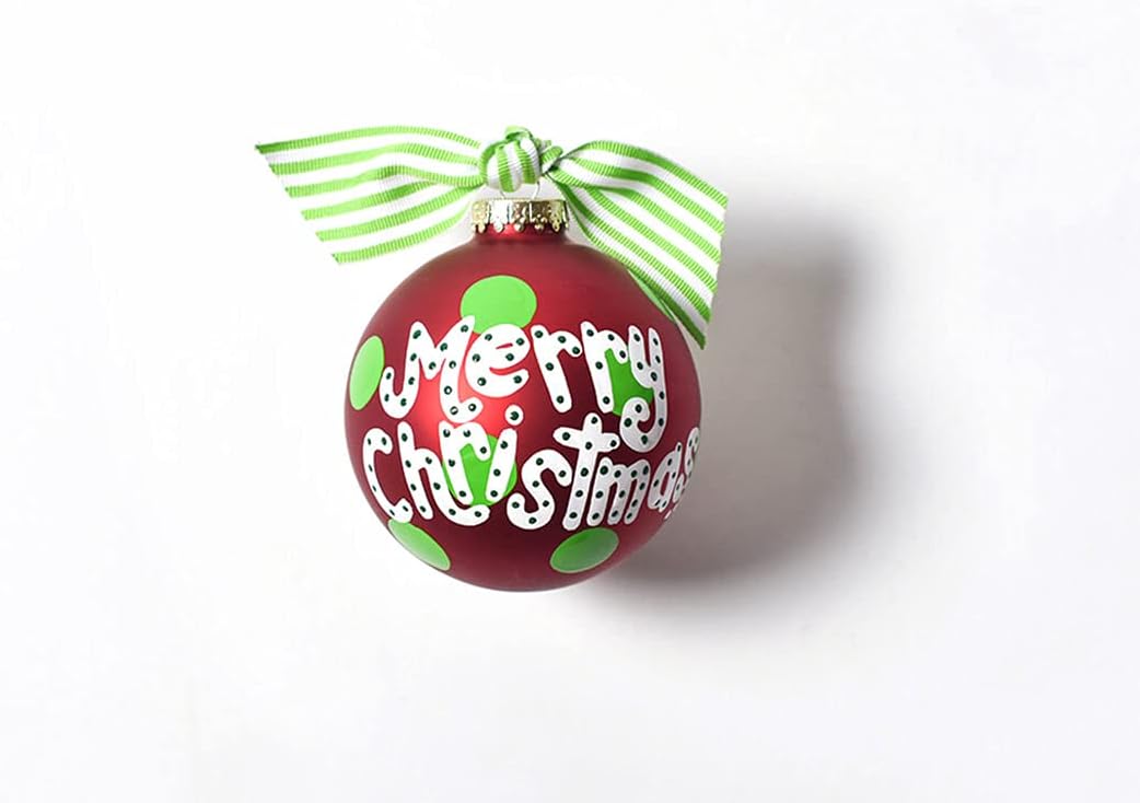 Chirstmas Holiday Glass Ornament (Merry Christmas Y'All)