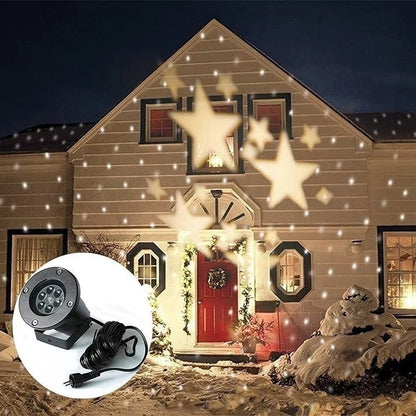 Lightess Christmas Projector Light Star Moving Holiday Decorations Outdoor Indoor Decor LED Landscape Projection Spotlight