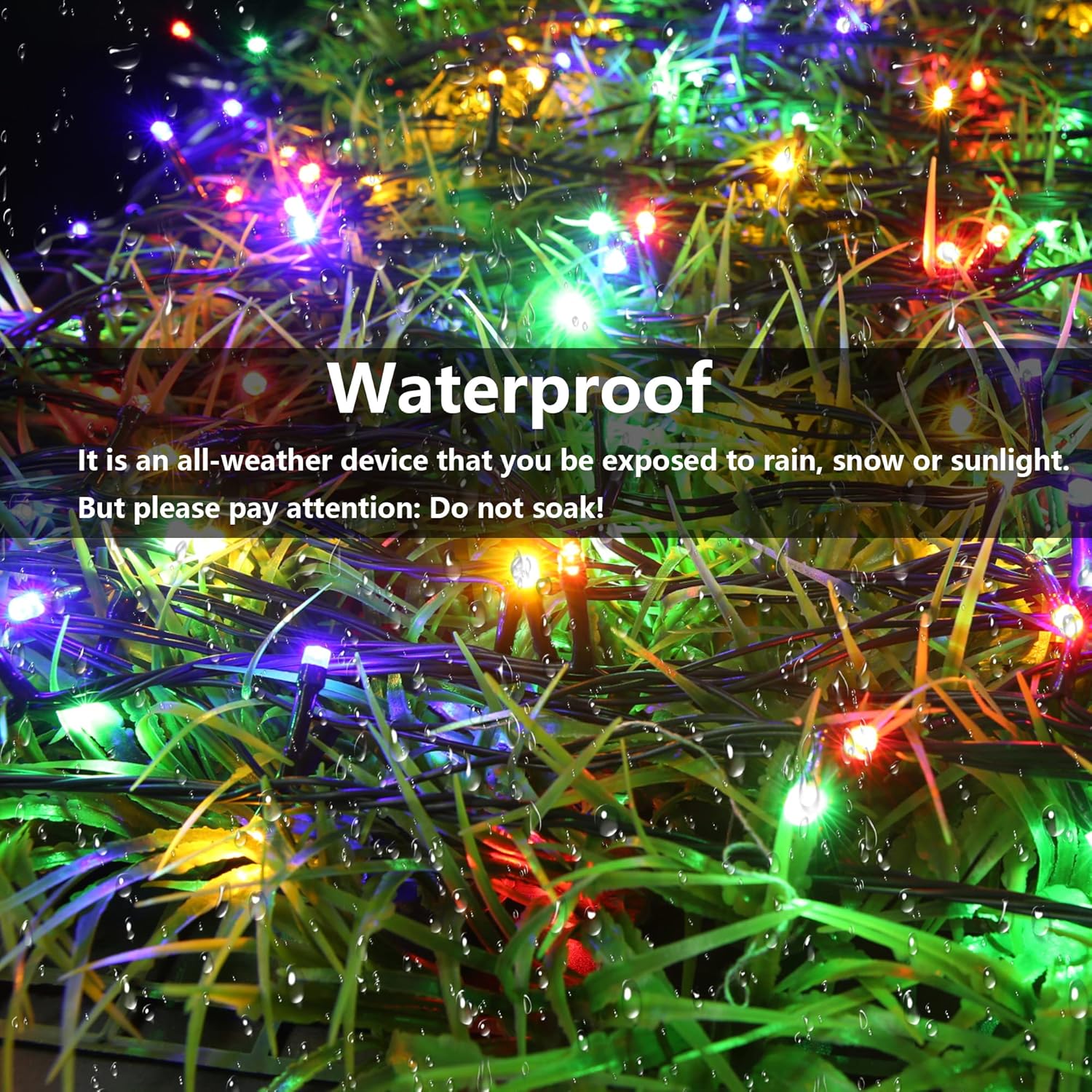 Christmas Lights 100FT 300 LED String Lights with 8 Modes Timer Connectable Waterproof Plug-In Fairy Lights for Home, Garden, Party, Holiday, Tree, Christmas Decorations (Multicolor)