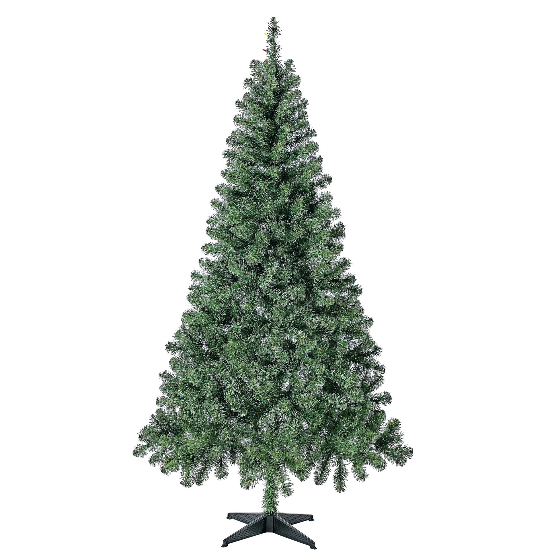 6.5 Ft Pre-Lit Madison Pine Artificial Christmas Tree with 250 Color-Changing LED Lights and Stand, by