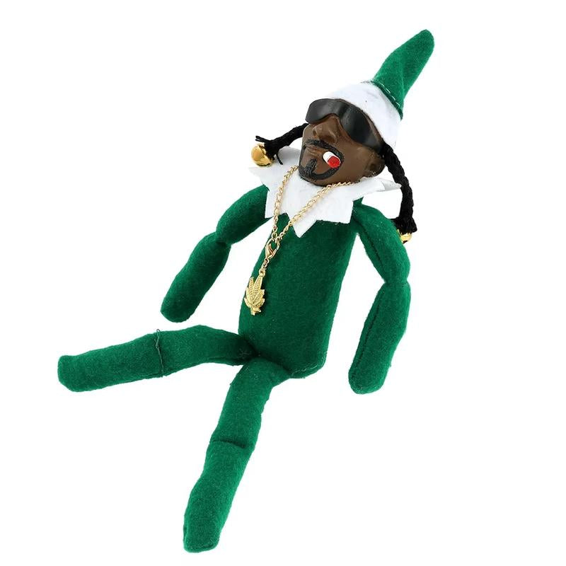 Christmas Elf Dolls Felt Dolls Eco Dolls Spot Peeping Bent Snoop on a Stoop Christmas Elf Dolls Home Decor New Year Christmas Gifts